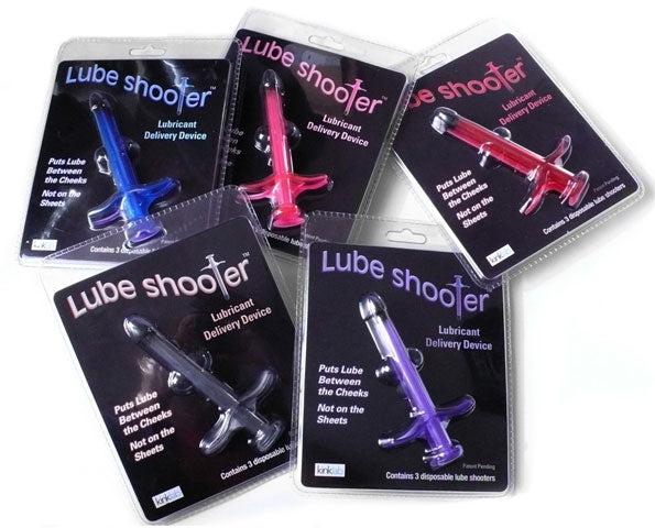 KinkLab - The Lube Shooter - brengt glijmiddel aan - 3 stuks - Donkergrijs-Erotiekvoordeel.nl