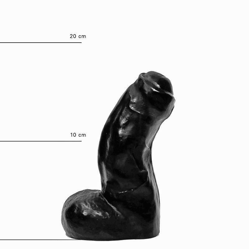All Black - Anaal Dildo - 17 x 5 cm - Zwart-Erotiekvoordeel.nl