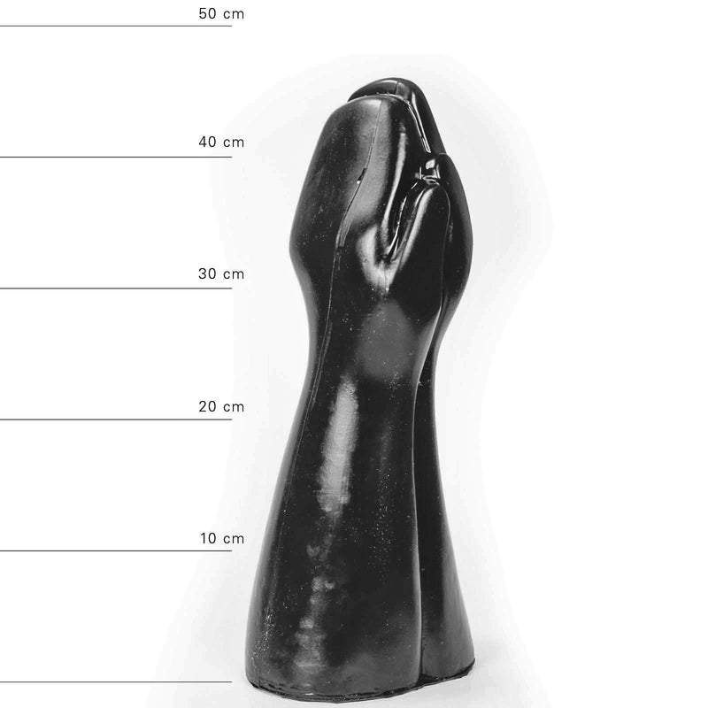 All Black - Fisting Dildo - 39 x 16 cm - Zwart-Erotiekvoordeel.nl