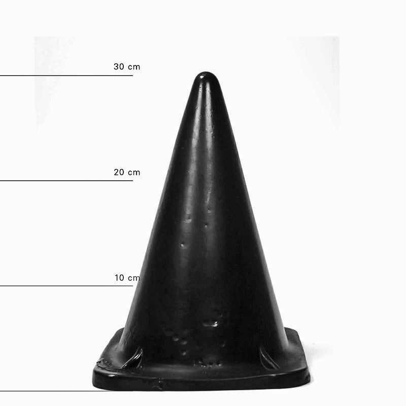 All Black - Prisma Buttplug 30 x 18 cm - Zwart