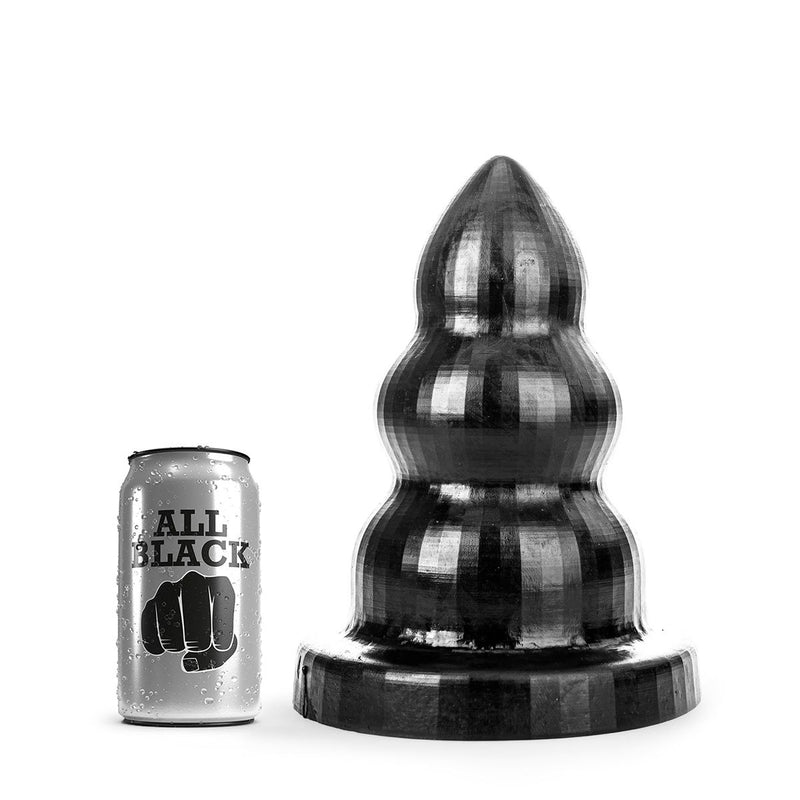 All Black - Triple Pleasure Buttplug - Zwart