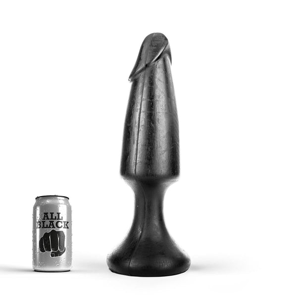 All Black - XXL Buttplug 35 x 6,5 cm - Zwart