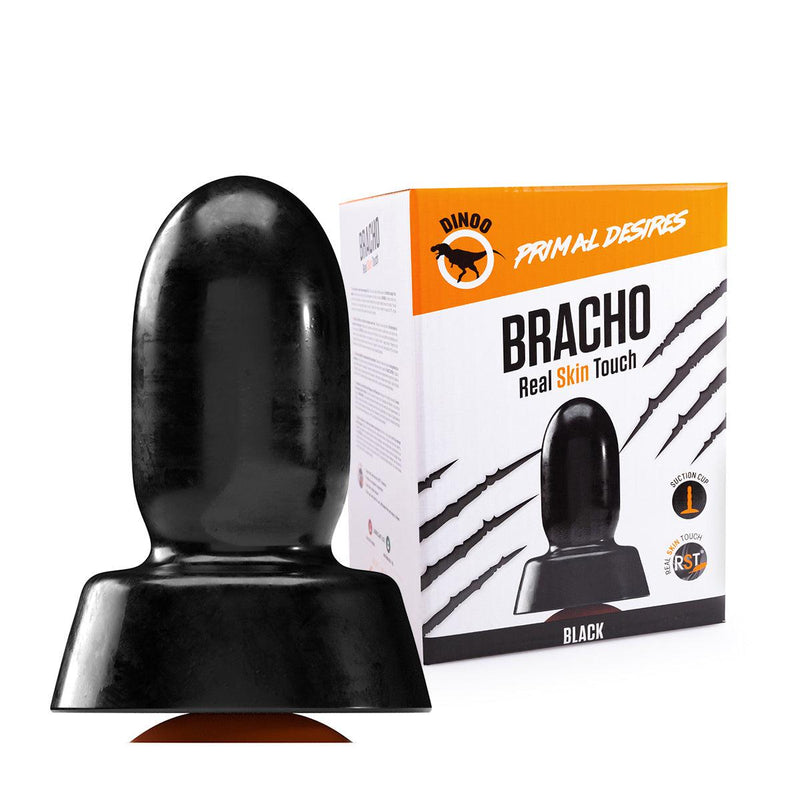 Dinoo - Primal Desires Extra Grote Dildo Met Zuignap Bracho - Zwart