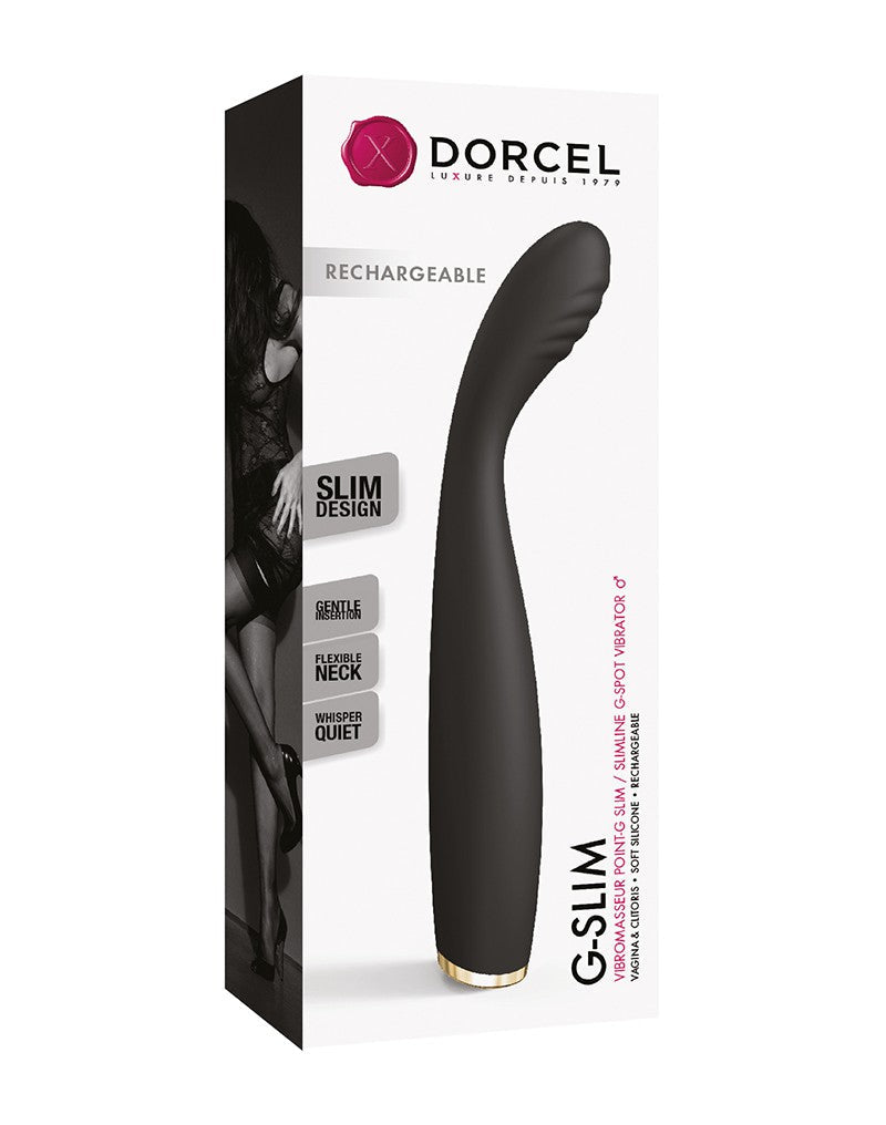 Dorcel - G-Slim G-Spot Vibrator - Zwart-Erotiekvoordeel.nl