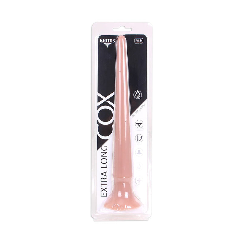 Kiotos Cox - XXL dildo Van 30 cm lang Met Diameter Van 12 mm > 30 mm - blank