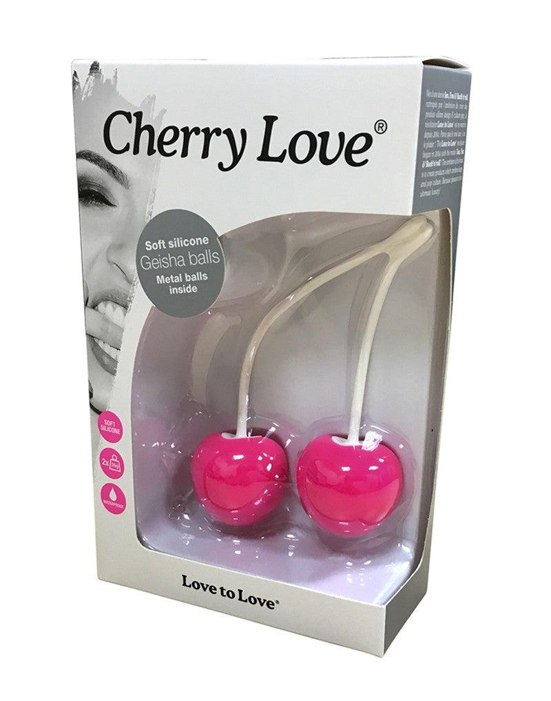 Love to Love - Cherry Love Duoballs vaginale Balletjes-Erotiekvoordeel.nl