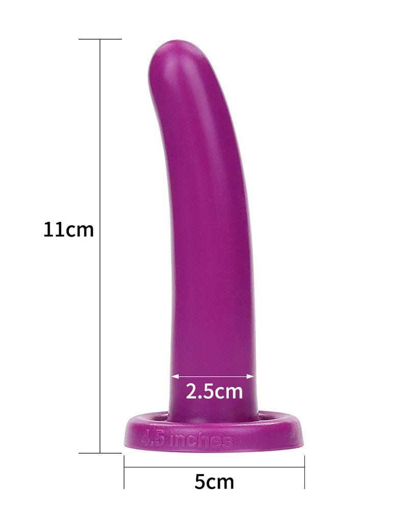 Lovetoy - Holy Dong Jelly Dildo Van vloeibare Siliconen 11 cm - Paars-Erotiekvoordeel.nl