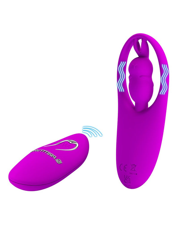 Pretty Love - Clitoris Stimulator & Panty Vibrator Met Afstandsbediening Wild Rabbit - Roze