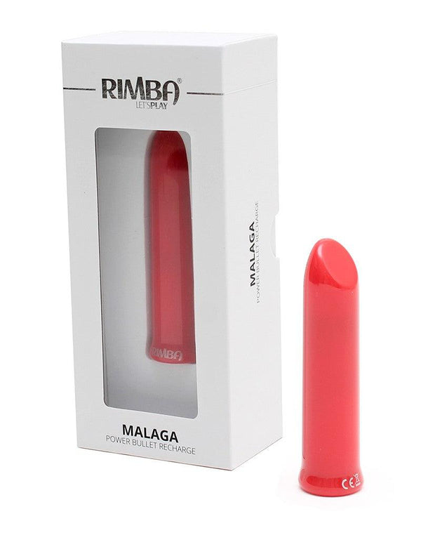 Rimba - Malaga - Bullet Vibrator - Krachtige Mini Vibrator - Rood-Erotiekvoordeel.nl