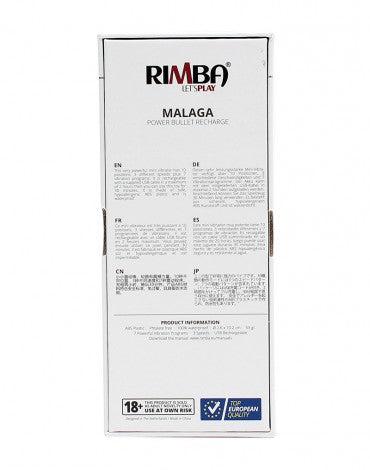Rimba - Malaga - Bullet Vibrator - Krachtige Mini Vibrator - Zwart-Erotiekvoordeel.nl