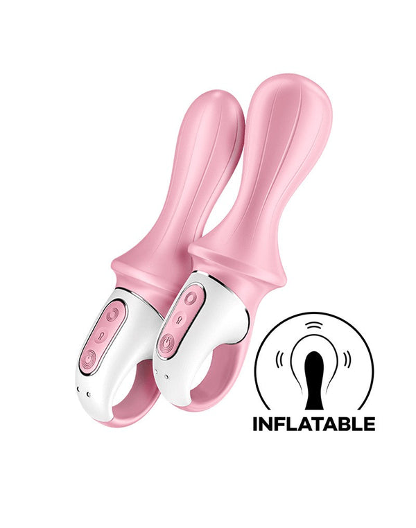Satisfyer - Air Pump Booty 5+ - Opblaasbare Vibrator - Met App Control - Roze-Erotiekvoordeel.nl