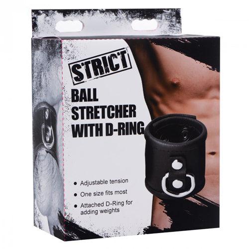 Strict - Kunstleren Ball Stretcher Met D-ring