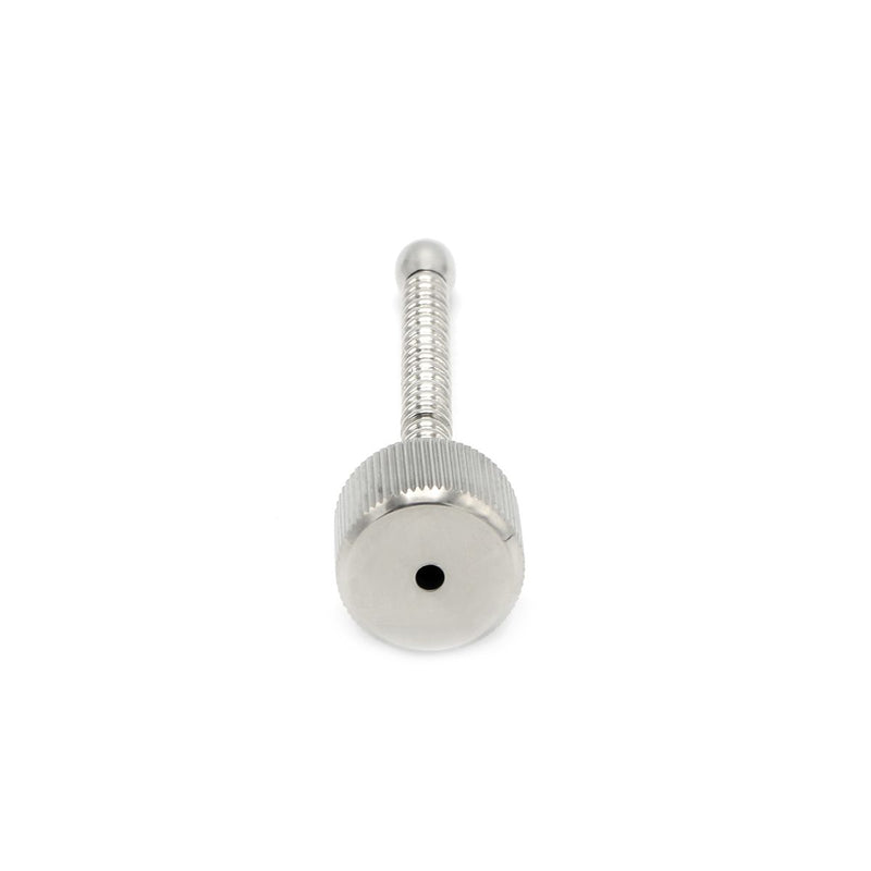 Kiotos Steel Holle Penisplug met schroefdop - diameter 8 mm